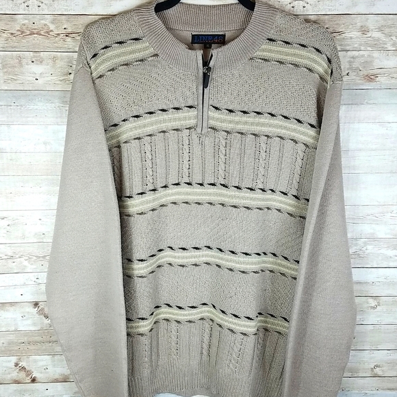 Line 48 Other - Line 48, Taupe, black, Creme, sweater, Sz XL